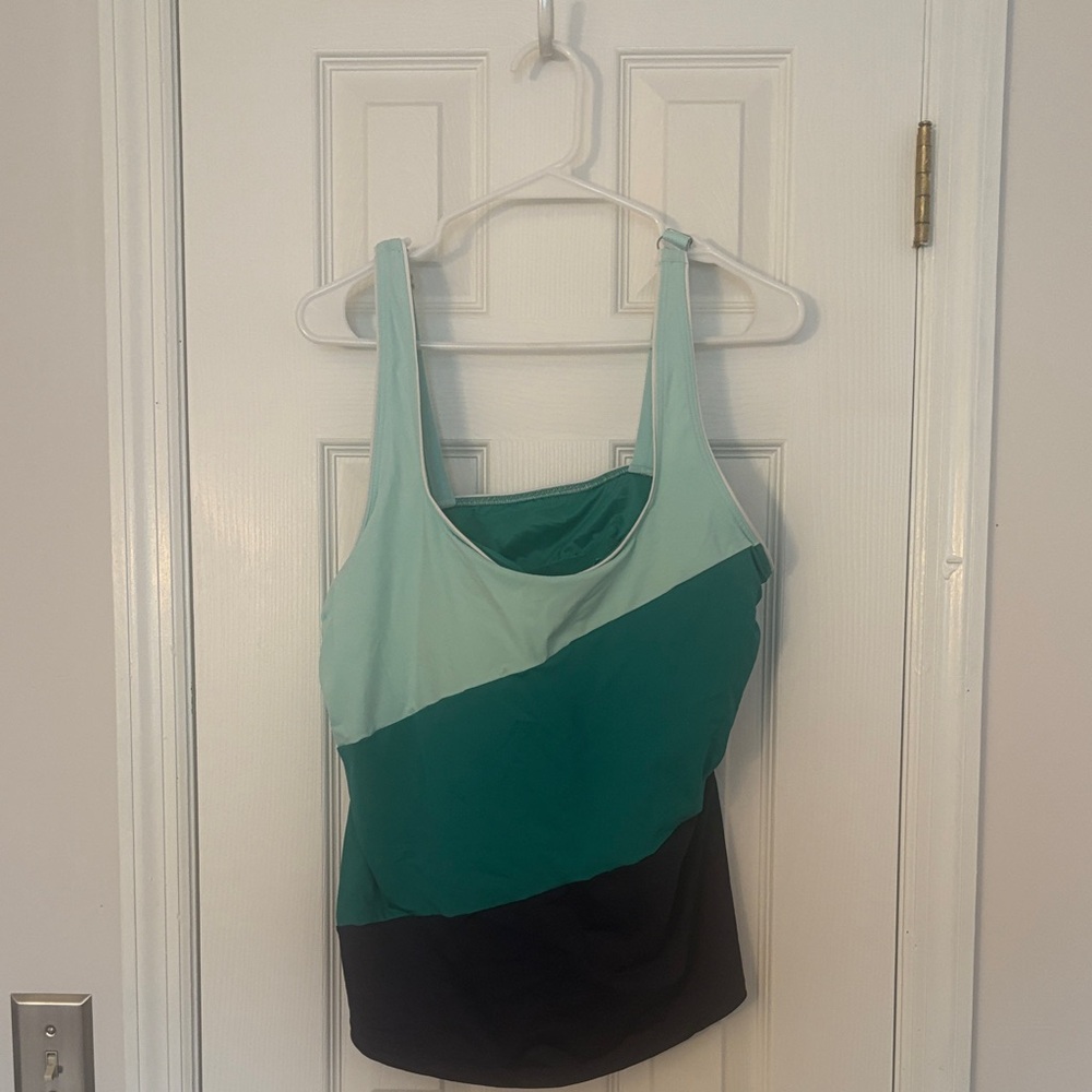 Lands' End Tankini Swim Top with Amazing Support